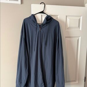 Men's Navy Hooded Jacket